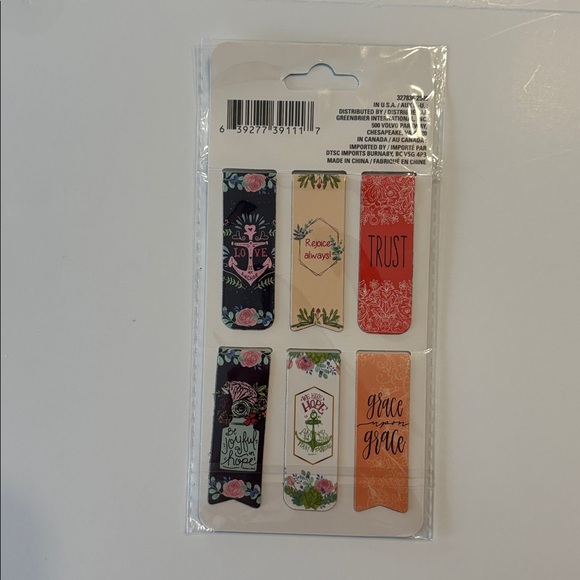Jot 6 Count Magnetic Inspirational Bookmarks - Picture 6 of 9